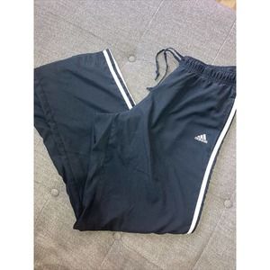 classic adidas three strip sweatpants size large